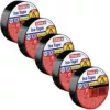 Izoliacinė juosta -Set Iso Tape 15 mm x 10 m 5 ritės Juoda (56192-00502-23)