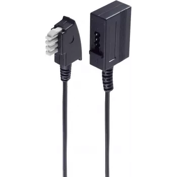 Telefono laidas ShiverPeaks BS70220 10 m Juoda