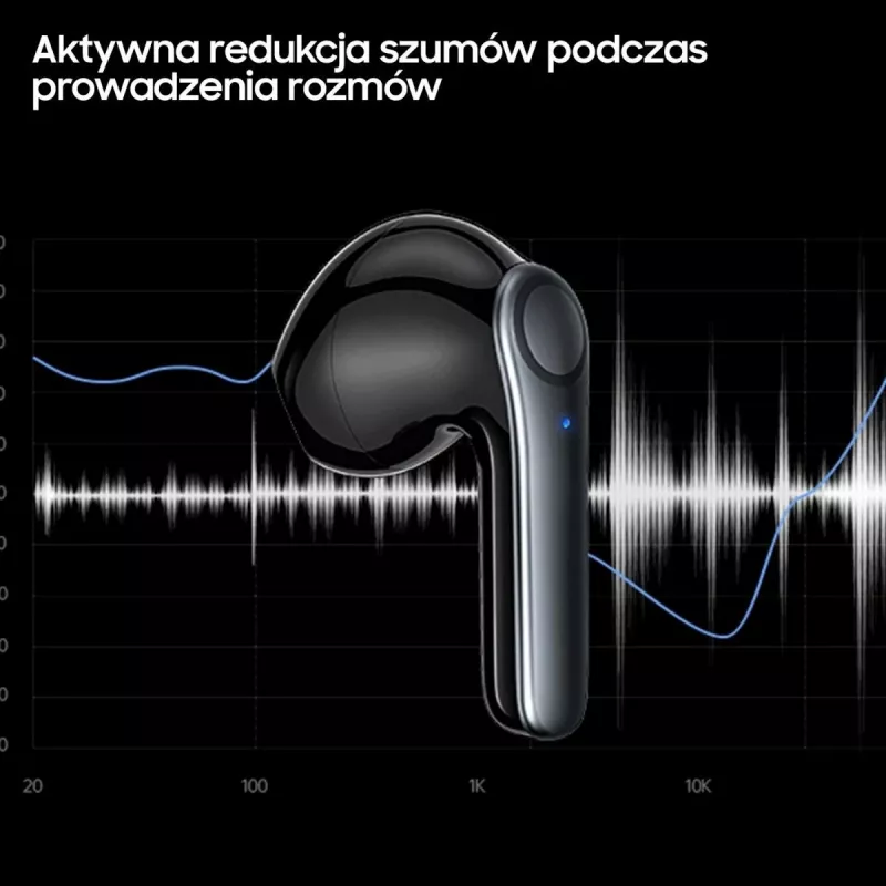 Ausinės USAMS TWSXH Series Dual Mic Wireless Mėlynos BHUXH03