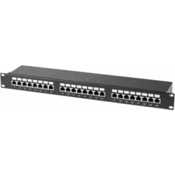 Tecline 257310 1U Cat6 U/FTP skydelis juodas