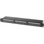Tecline 257310 1U Cat6 U/FTP skydelis juodas