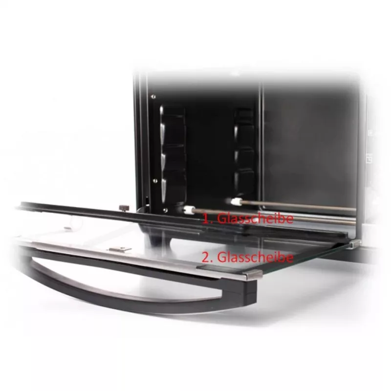 Orkaitė-skrudintuvas Rommelsbacher BG 1805/E Nerūdijantis plienas – 42 L, 80–230 °C, 7 režimai, rotiseris