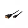 shiverpeaks HDMI/DVI-D 10m - HDMI - DVI-D - Kištukas - Kištukas - Auksuotas - Juodas (BS77488)