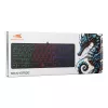 Membraninė klaviatūra Baracuda Seahorse Black SEAHORSE-B, 64 klavišai, Rainbow apšvietimas