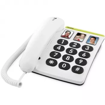 Laidinis telefonas Doro PhoneEasy 331ph Baltas