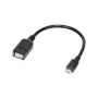 Logilink USB OTG adapteris išmaniesiems telefonams - USB A tipo (mot.) - Micro-USB B tipo (pat.) (USB 2.0) - 0,20 m - Juoda (AA0035)