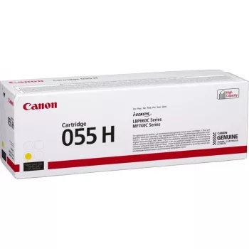 Kasetė su toneriu Canon CRG-055HY 5,9 tūkst. puslapių geltona
