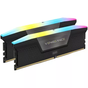 Corsair Vengeance RGB 64 GB (2x 32 GB) DDR5-5600 MHz CL40 atminties rinkinys, juodas, CMH64GX5M2B5600C40