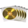 Hama CD/DVD dvigubi apsauginiai vokeliai, pakuotėje 50 vnt., balti, 2 diskams