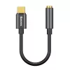 Adapteris Baseus CATL54-01 Type-C į 3,5 mm, juodas