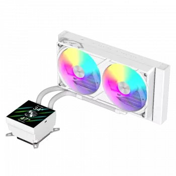 Gamemax CPU skysčio aušintuvas | GLACIER 240 LCD WH | Intel, AMD