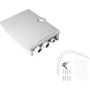 Helos 372088 FTTH namo prijungimo dėžutė, maks. 24 skaidulos, 6x LC/QD arba SC/DX