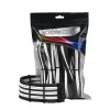 CableMod PRO ModMesh 12VHPWR kabelio ilginimo rinkinys — juoda/balta, PCIe 12VHPWR 16 kaiščių ilginimo rinkinys