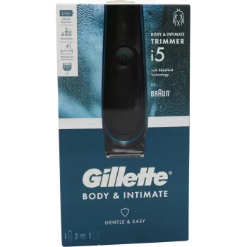Elektrinis kūno ir intymaus ploto skutimosi aparatas vyrams Gillette Body & Intimate i5