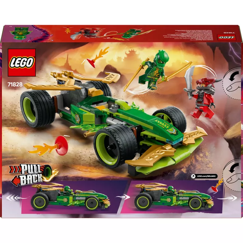 LEGO statybinis rinkinys NINJAGO Lloyd's Action Speedster 71828, 181 detalės, 2 minifigūrėlės, amžius 7+