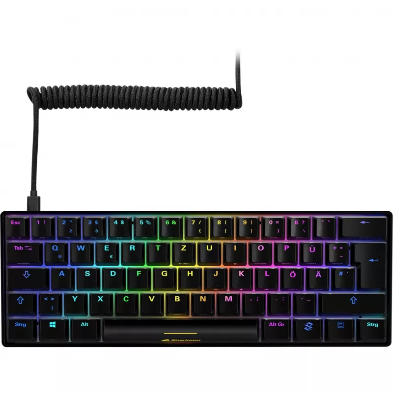 SKILLER SGK50 S4, Gaming klaviatūra juoda, PT išdėstymas, Kailh Red