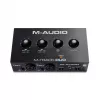 Garso sąsaja M-Audio M-Track Duo USB 2-in/2-out, 16 bitų / 48 kHz, 1x XLR/TS kombinuotas, 1x instrumentinis įėjimas, fantominis maitinimas 48 V