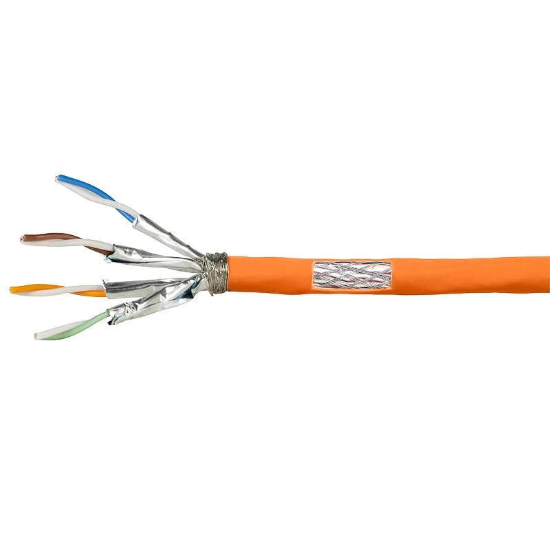 Tinklo kabelis LogiLink CPV0060 RJ45 Cat7 100 m Oranžinis
