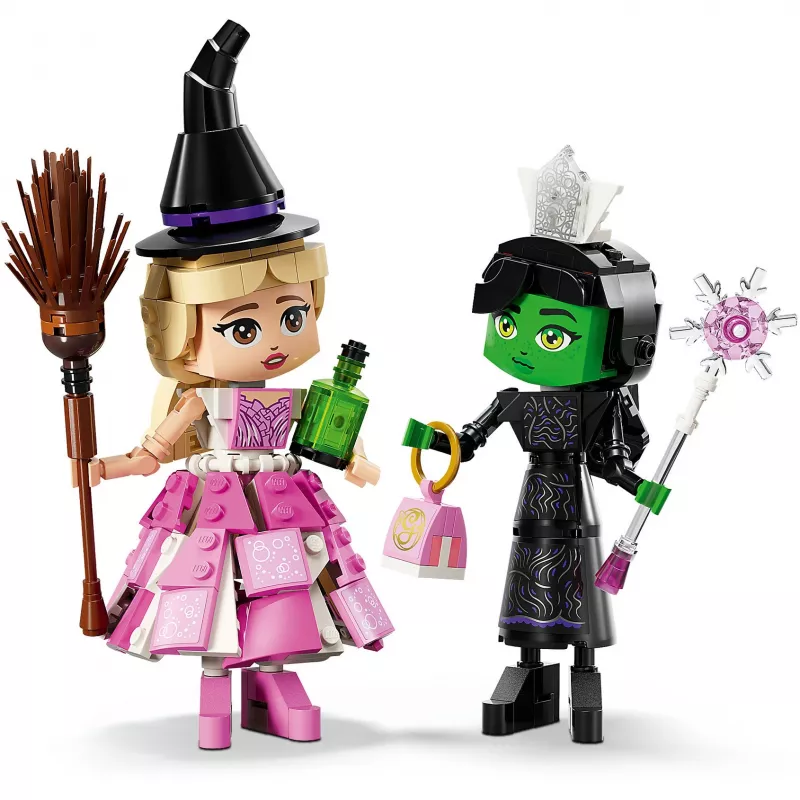 LEGO Wicked figūrėlės Elphaba ir Glinda 75682 – kolekcinis minifigūrėlių rinkinys