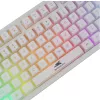Baracuda Krill balta membraninė gaming klaviatūra KRILL-W, US, USB