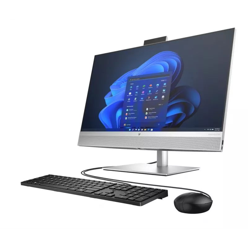 All-in-One kompiuteris HP EliteOne 870 G9 — 27 colių FHD IPS, Intel Core i5-14500 (14 branduolių, iki 5.0 GHz), 16 GB DDR5 4800, 512 GB NVMe, Intel UHD 770, Wi‑Fi 6E
