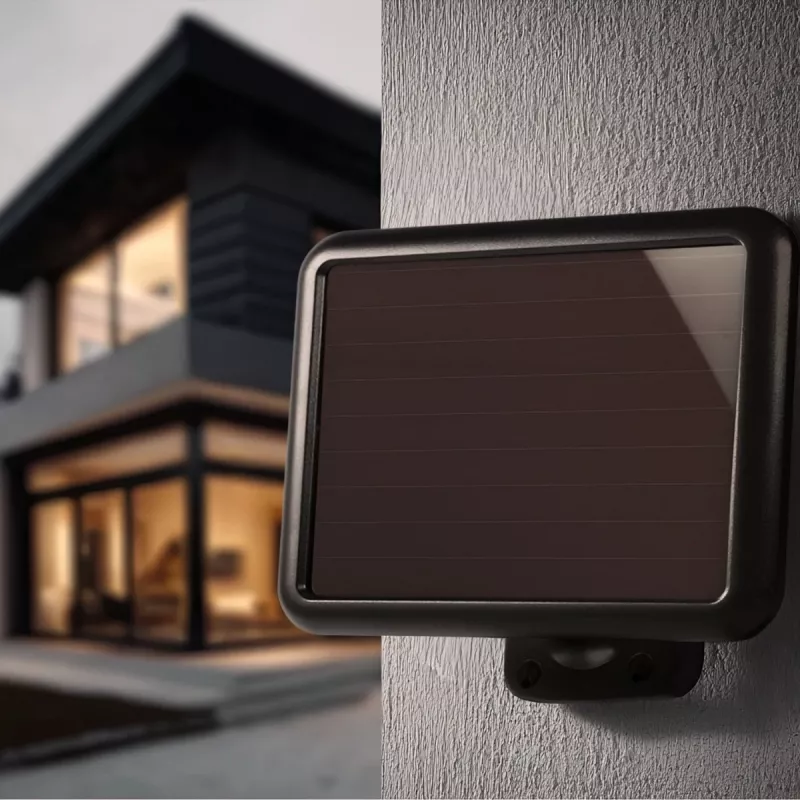 Maclean MCE442 Saulės energijos LED prožektorius su judesio jutikliu, sieninis, IP44, 6W, 6000K