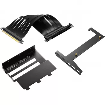 Sharkoon Angled Graphics Card Kit 4.0 0,17 m PCI-E x16 (Gen 4.0) PCI-E x16 (Gen 4.0) vaizdo plokštės adapteris REV300
