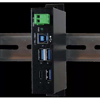 USB 3.2 Gen 1 šakotuvas EXSYS EX-1194HMS, 1× USB-C + 3× USB-A, metalinis korpusas