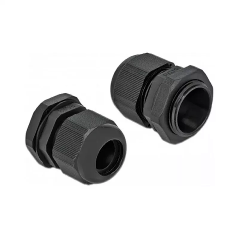 Kabelio įvadas DeLOCK 60220 juodas plastikinis 10 vnt.