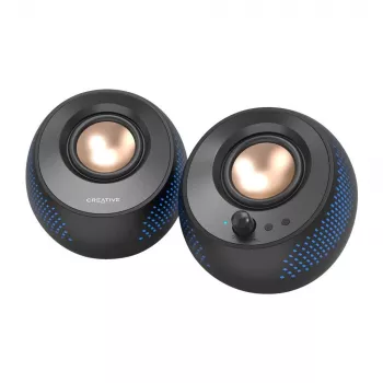 Kolonėlės kompiuterinės CREATIVE Pebble X 2.0 2.0, 15 W RMS, USB-C, Bluetooth 5.3, RGB apšvietimas