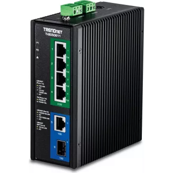 TRENDnet TI-BG50611 (v1.0R) – Pramoninis valdomas 4 prievadų 2.5G PoE++ komutatorius