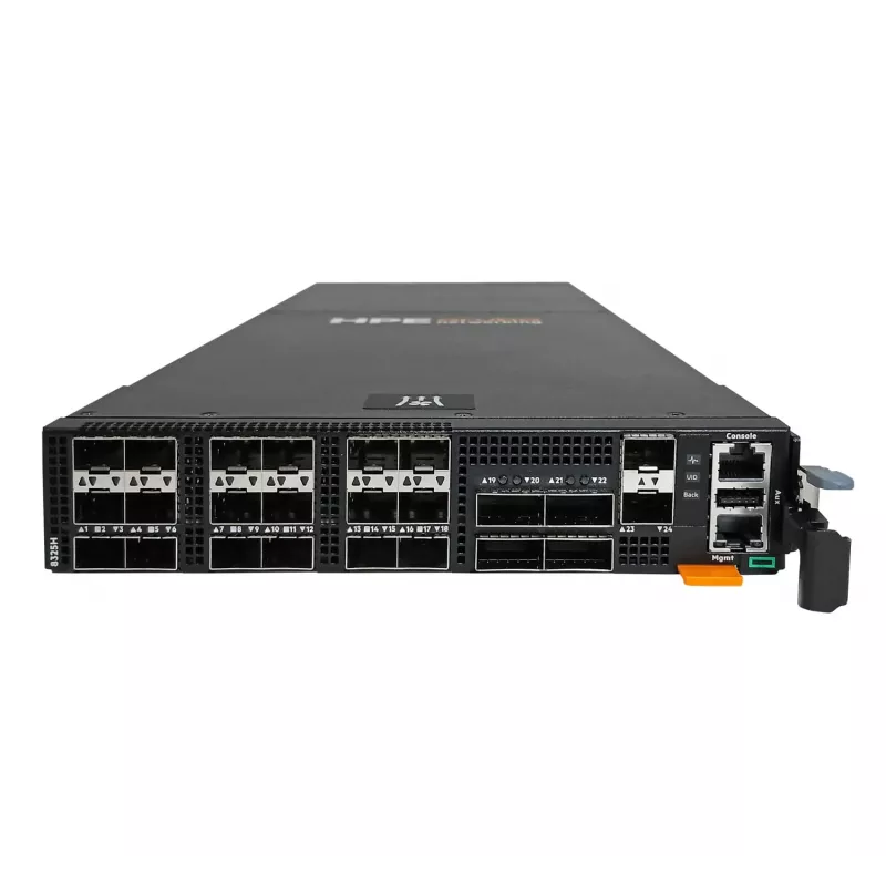 HPE Aruba Networking CX 8325H 18 prievadų SFP28 25G 4 prievadų QSFP28 100G jungiklis (S4B20AABB)