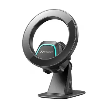 Automobilinis magnetinis telefono laikiklis Joyroom JR-ZS376, juodas – montavimui ant prietaisų skydelio / ventiliacijos grotelių