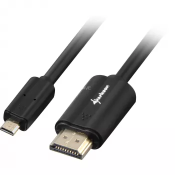 HDMI kabelis Sharkoon 1.5 m HDMI/Micro HDMI