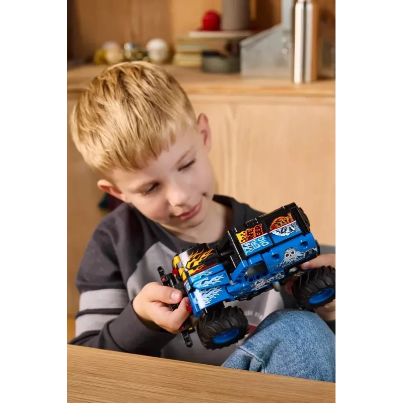 LEGO Technic 42219 Monster Jam Grave Digger Ugnis ir Ledas