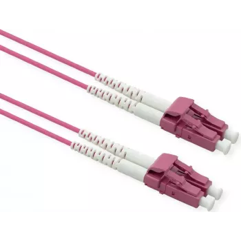 ROLINE optinis pluošto kabelis 50/125 µm OM4 - LC/LC - plieno armatūra - LSOH - violetinis - 20 m