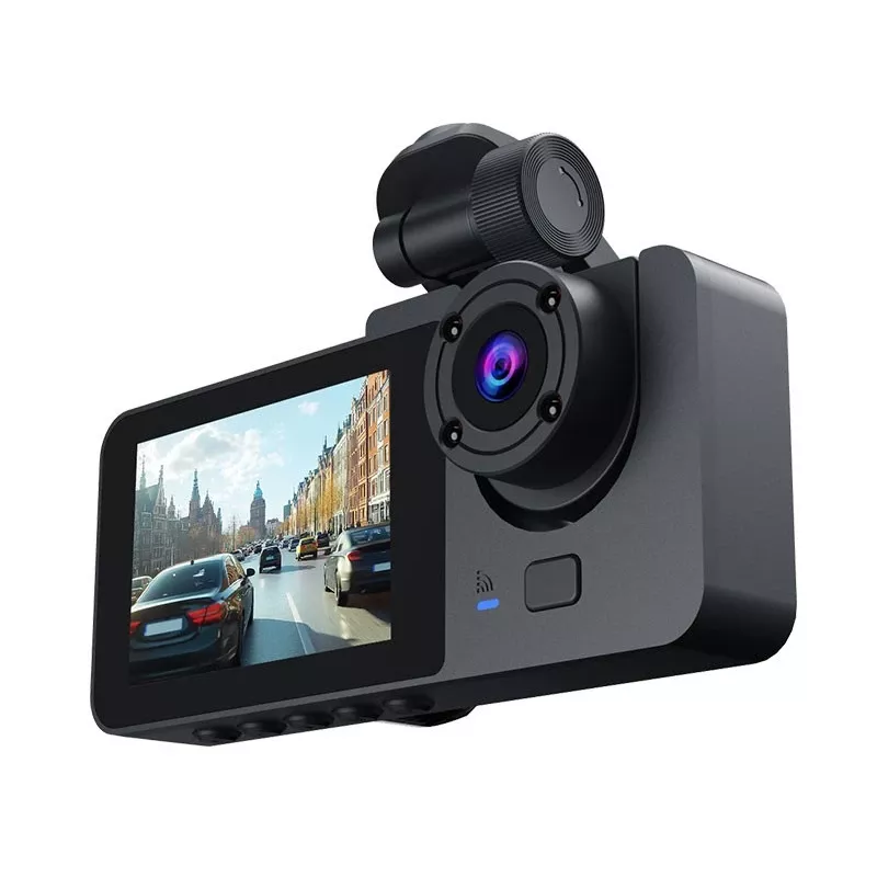 Tracer Halo 360 Dual TRAKAM47568 automobilinis vaizdo registratorius, Full HD, 3 colių ekranas