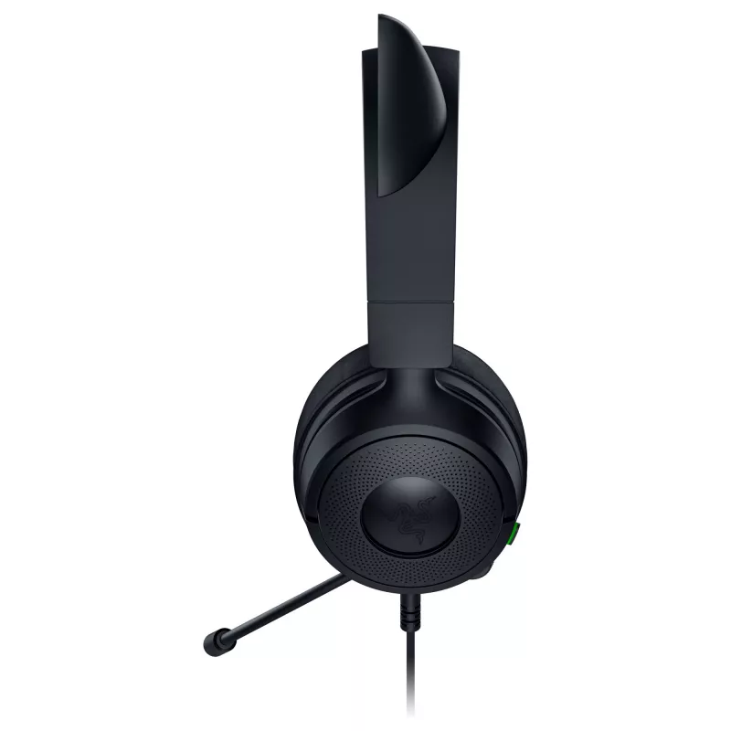 Laidinis žaidimų ausinių komplektas Razer Kraken Kitty V3 X — ant ausų, integruotas mikrofonas