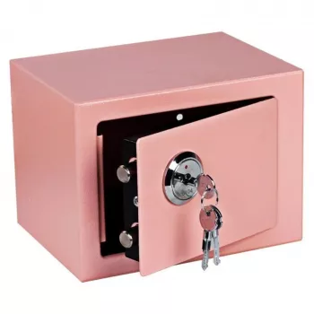 Extralink Home | Home Safe | biuro, raktų dėžutė, apsauginis seifas, Rožinė, S-404
