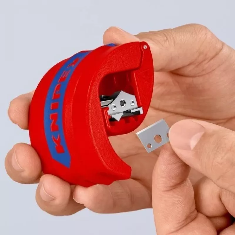 KNIPEX rankinis vamzdžių pjaustytuvas PVC ir sandarinimo movoms