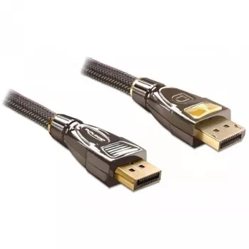 DisplayPort kabelis DeLOCK 82770 1 m juodas rudas