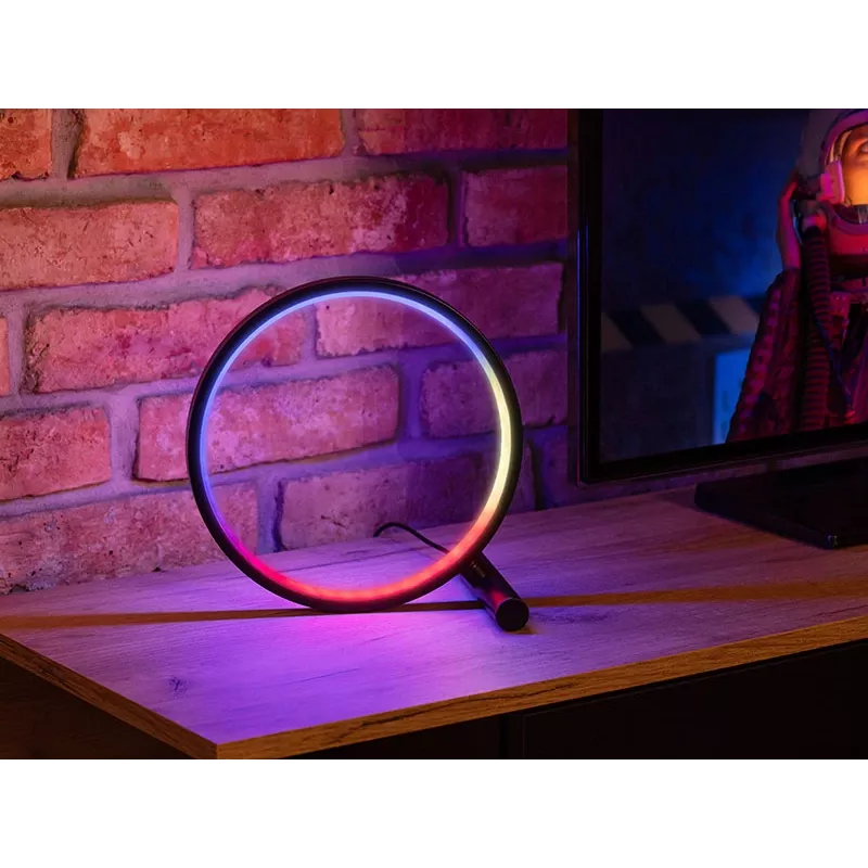 Stalinė lempa TRACER Ambience Smart Circle LED RGB – dekoratyvinis išmanusis LED apskritimas