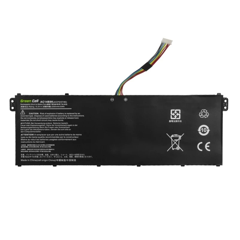 Green Cell AC72 nešiojamojo kompiuterio baterija