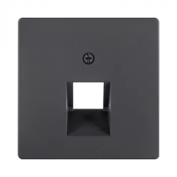 Berker 14076086 centrinė dalis UAE lizdui Q.1/Q.3, antracitinė, 10 vienetų paketas