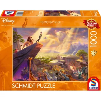 Thomas Kinkade Studios: Disney Dreams Collection - Liūtas Karalius, Dėlionė 1000 dalių