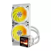 Vandens aušintuvas procesoriui Darkflash DE240 (baltas) – 240 mm radiatorius, uždaras AIO