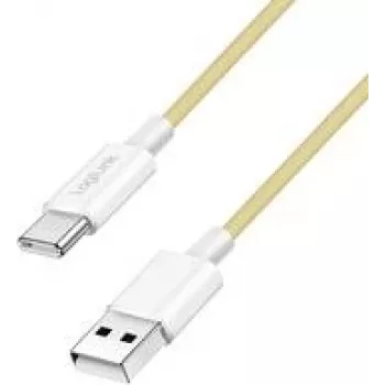 LogiLink USB 2.0 laidas Type-C (C/M) į A (M) 60W geltonas 1,5 m