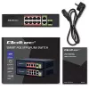 Eterneto jungiklis QOLTEC 52297 PoE RJ45 su PoE Uplink ir SFP prievadu