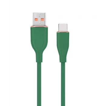 USB-C įkrovimo ir duomenų laidas, 1,5 m, žalias