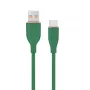 USB-C įkrovimo ir duomenų laidas, 1,5 m, žalias